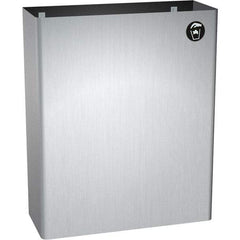 ASI-American Specialties, Inc. - Feminine Hygiene Product Receptacles Material: Stainless Steel Color: Silver - All Tool & Supply