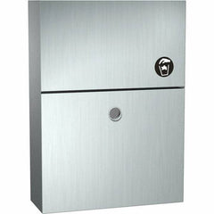 ASI-American Specialties, Inc. - Feminine Hygiene Product Receptacles Material: Stainless Steel Color: Silver - All Tool & Supply