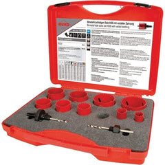 Rothenberger - Hole Saw Kits Minimum Saw Diameter (Inch): 3/4 Maximum Saw Diameter (Inch): 2-1/2 - All Tool & Supply