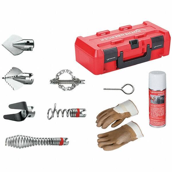 Rothenberger - Drain Cleaning Machine Cutters & Accessories Type: Tool Kit for Drain Cleaner For Use With Machines: Rothenberger R600 Drain Cleaner - All Tool & Supply