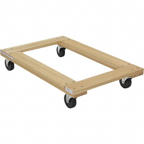 Vestil - 1,200 Lb Capacity Hardwood Dolly - 36" Long x 24" Wide - All Tool & Supply