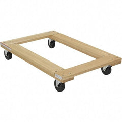 Vestil - 1,200 Lb Capacity Hardwood Dolly - 36" Long x 24" Wide - All Tool & Supply