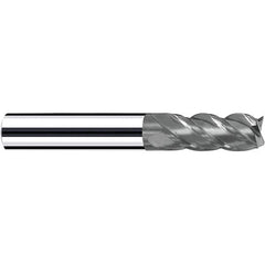 Fraisa - 3/8" Diam 4 Flute Solid Carbide 0.06" Corner Radius End Mill - All Tool & Supply