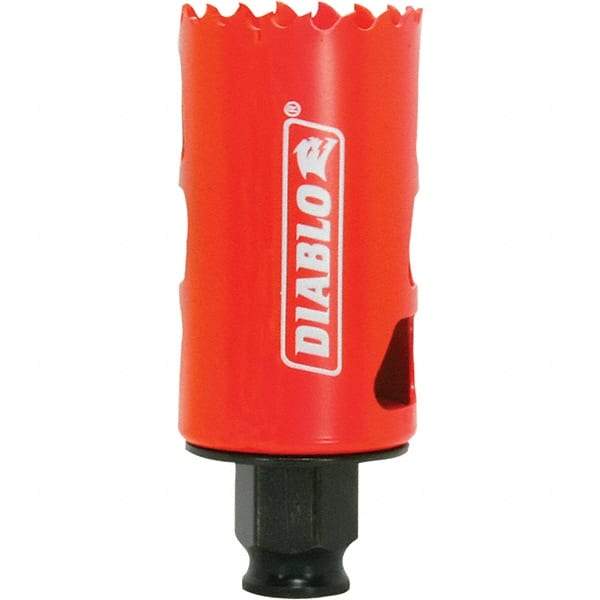 Freud - 1-1/2" Diam, 2-3/8" Cutting Depth, Hole Saw - Bi-Metal Saw, Toothed Edge - All Tool & Supply