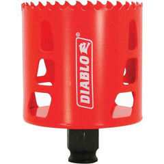 Freud - 2-11/16" Diam, 2-3/8" Cutting Depth, Hole Saw - Bi-Metal Saw, Toothed Edge - All Tool & Supply