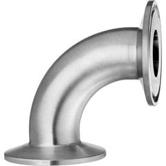 Value Collection - Sanitary Stainless Steel Pipe Fittings Type: 90 Elbow Style: Quick-Clamp - All Tool & Supply