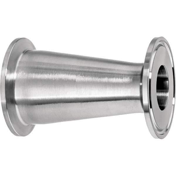 Value Collection - Sanitary Stainless Steel Pipe Fittings Type: Straight Reducer Style: Quick-Clamp - All Tool & Supply