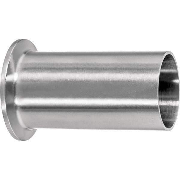 Value Collection - Sanitary Stainless Steel Pipe Fittings Type: Long Ferrule Style: Quick-Clamp to Butt Weld - All Tool & Supply