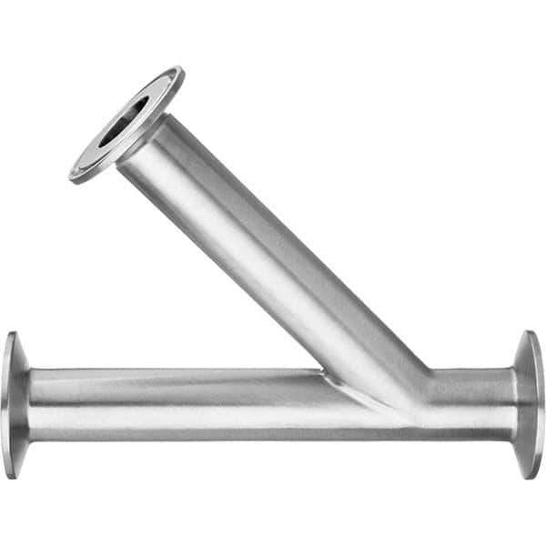 Value Collection - Sanitary Stainless Steel Pipe Fittings Type: 45 Elbow Style: Quick-Clamp - All Tool & Supply