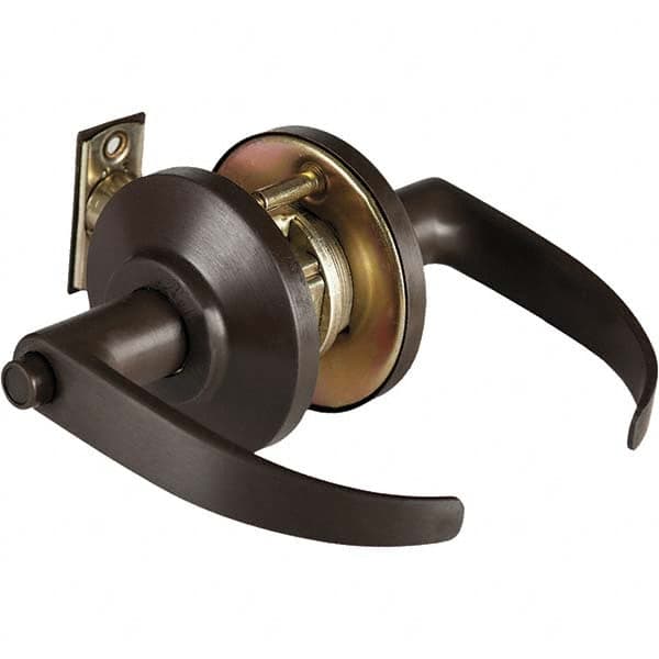 Privacy Lever Lockset for 1-3/8 to 2″ Thick Doors Keyless, 2-3/4″ Backset, Oil Rubbed Bronze Finish