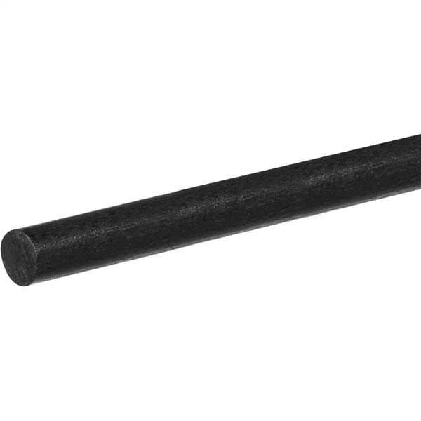 USA Sealing - 2' x 5/16" Black Carbon Fiber (Unidirectional) Rod - All Tool & Supply