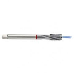 M10x1.5 6HX 3-Flute PM Cobalt Red Ring Semi-Bottoming 15 degree Spiral Flute Tap-TiCN - All Tool & Supply