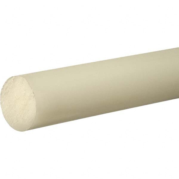 USA Sealing - 1' x 3/4" Semi-Clear White Polypropylene Rod - All Tool & Supply