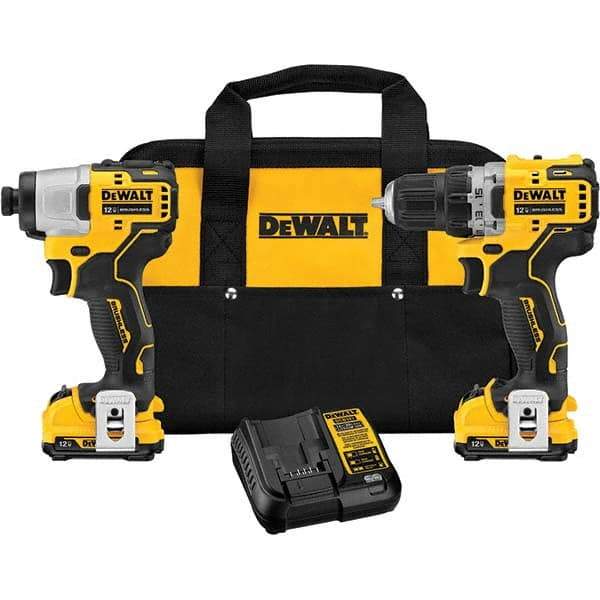 DeWALT - Cordless Tool Combination Kits Voltage: 12 Tools: Brushless Cordless Drill; Impact Driver - All Tool & Supply