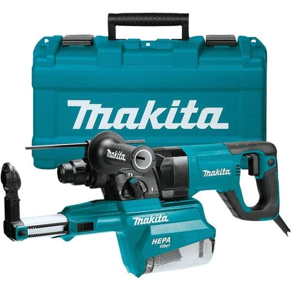 Makita - 120 Volt 1" SDS Plus Chuck Electric Rotary Hammer - 0 to 4,500 BPM, 0 to 1,100 RPM, Reversible - All Tool & Supply