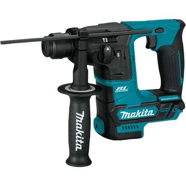 Makita - 12 Volt 5/8" Keyless Chuck Cordless Rotary Hammer - 0 to 4,800 BPM, 0 to 680 RPM, Reversible - All Tool & Supply