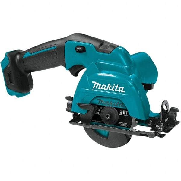 Makita - 12 Volt, 3-3/8" Blade, Cordless Circular Saw - 1,500 RPM, Lithium-Ion Batteries Not Included - All Tool & Supply