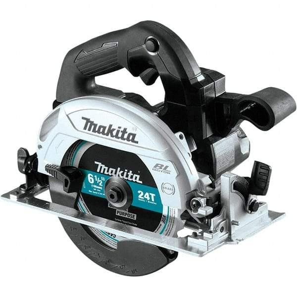 Makita - 18 Volt, 6-1/2" Blade, Cordless Circular Saw - 5,000 RPM, Lithium-Ion Batteries Not Included - All Tool & Supply