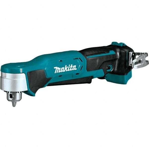 Makita - 12 Volt 3/8" Chuck Right Angle Handle Cordless Drill - 0-1100 RPM, Keyless Chuck, Reversible, Lithium-Ion Batteries Not Included - All Tool & Supply