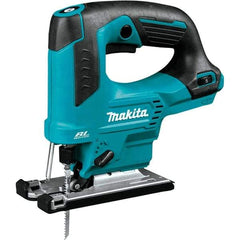 Makita - 12 Volt, 3,000 SPM, 7/8" Stroke Length, Lithium-Ion Cordless Jigsaw - 90° Cutting Angle, Series 12V MAX - All Tool & Supply