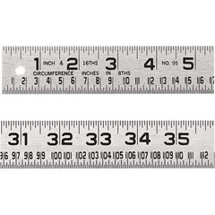 Lufkin - Steel Rules Length (Inch): 36 Graduation Style: Inch - All Tool & Supply