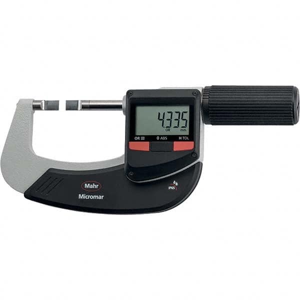 Mahr - Electronic Outside Micrometers Type: Standard Minimum Measurement (Decimal Inch): 0.0000 - All Tool & Supply