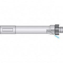 Axial Clamp Straight Shank Modular Reamer Body 1.969″ Shank Length, 7.598″ OAL, Right Hand Cut