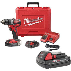 Milwaukee Tool - Cordless Drills Battery Voltage: 18 Battery Chemistry: Lithium-Ion - All Tool & Supply