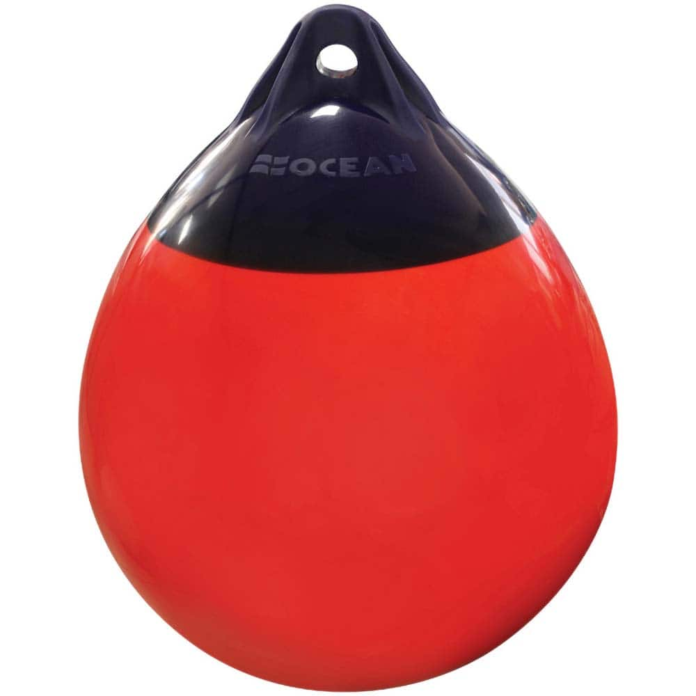 Ocean Fender - Flotation Device Accessories; Type: Buoy ; For Use With: Boat ; Additional Information: Ocean Buoy R4, 52X68cm, Red/Blue - Exact Industrial Supply