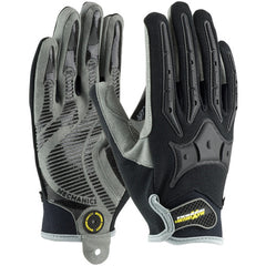 ‎120-4900/L Mechanics Gloves - Maximum Safety Brickyard - Synthetic Leather Palm w/ TPR Reinforcements