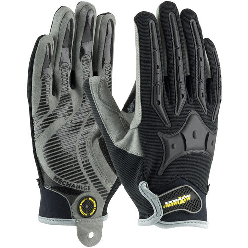 ‎120-4900/XXL Mechanics Gloves - Maximum Safety Brickyard - Synthetic Leather Palm w/ TPR Reinforcements