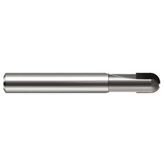 ‎3/8″ Dia. × 3/8″ Shank × 7/16″ DOC × 2-1/2″ OAL, PCD Diamond, 2 Flute, Ballnose End Mill - Exact Industrial Supply