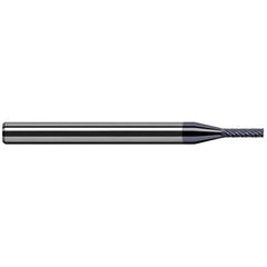 Harvey Tool - 5/64" Cut Diam, 1/8" Shank Diam, Solid Carbide Double Cut Square Burr - Exact Industrial Supply