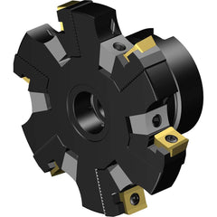 Sandvik Coromant - Indexable Slotting Cutters; Connection Type: Arbor Hole ; Maximum Depth of Cut (mm): 10.60 ; Cutter Diameter (mm): 100.00 ; Hole Diameter (mm): 27.0000 ; Number of Teeth: 6 ; Toolholder Style: R331.52 - Exact Industrial Supply