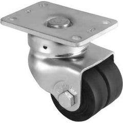 Linco - Standard Casters; Mount: Top Plate ; Style: Swivel ; Wheel Diameter: 2-1/2 (Inch); Wheel Width: 7/8 (Inch); Overall Height (Inch): 3-1/8 ; Load Capacity (Lb.): 400.000 - Exact Industrial Supply