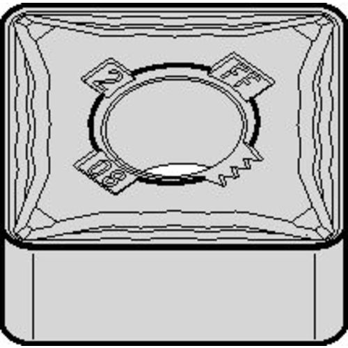 SNMG 433 Double-sided|G WP15CT, 3/64″ Corner Radius, 3/16″ Thick, 1/2″ Inscribed Circle, TiN, Square, Turning Indexable Insert