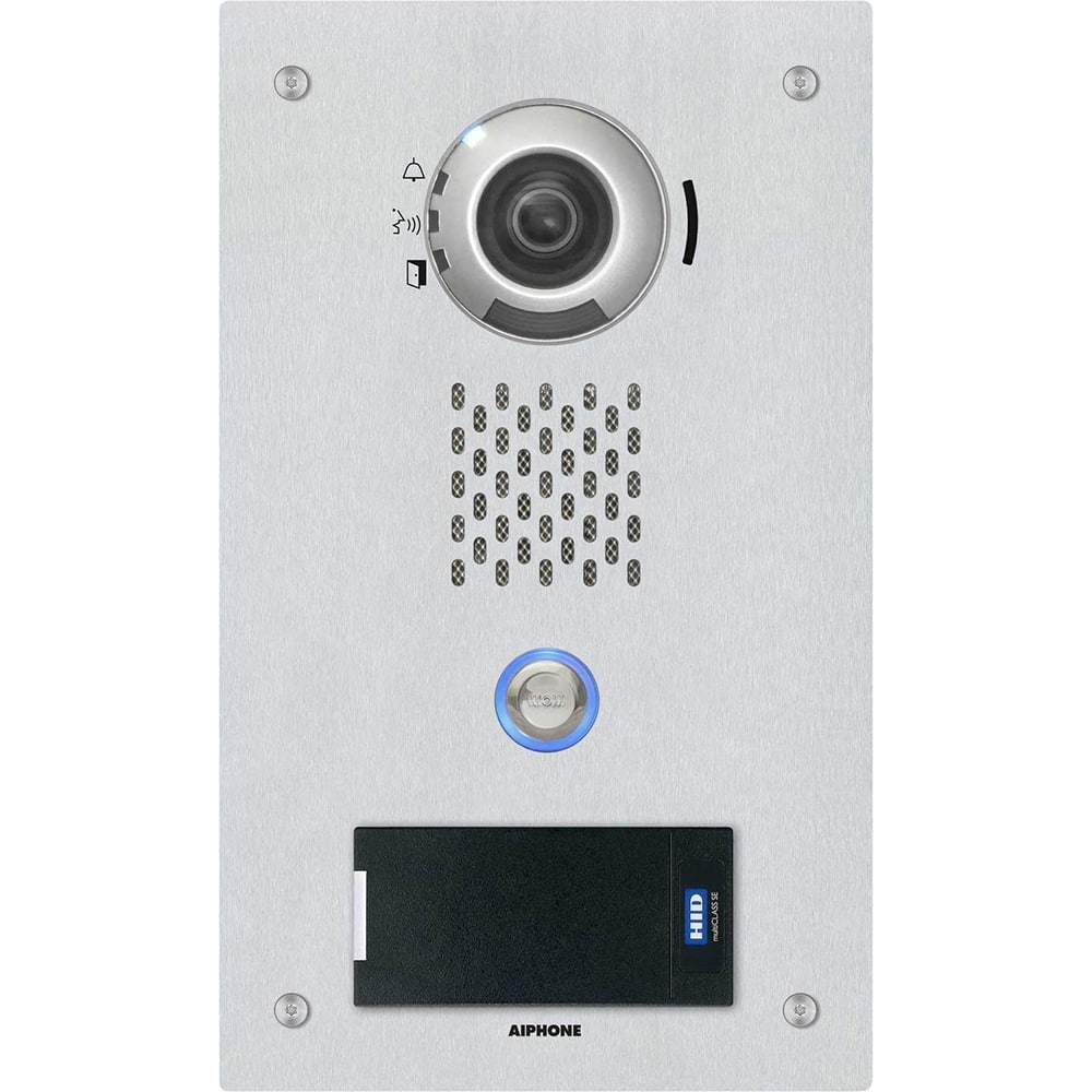 Aiphone - Intercoms & Call Boxes; Intercom Type: Video Door Station ; Connection Type: Corded ; Number of Channels: 1 ; Number of Stations: 1 ; Height (Decimal Inch): 11.687500 ; Width (Decimal Inch): 7.0000 - Exact Industrial Supply