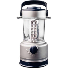 GoGreen Power - Flashlights; Type: Lantern ; Bulb Type: LED ; Battery Size: D ; Rechargeable: Disposable ; Body Color: Silver ; Complete Light Output (Lumens): 120 - Exact Industrial Supply