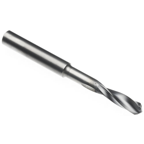 12 mm Dia. × 12 mm Shank × 55 mm Flute Length × 102 mm OAL, 3xD, 145°, TD, 2 Flute, External, Round Solid Carbide Drill - Exact Industrial Supply