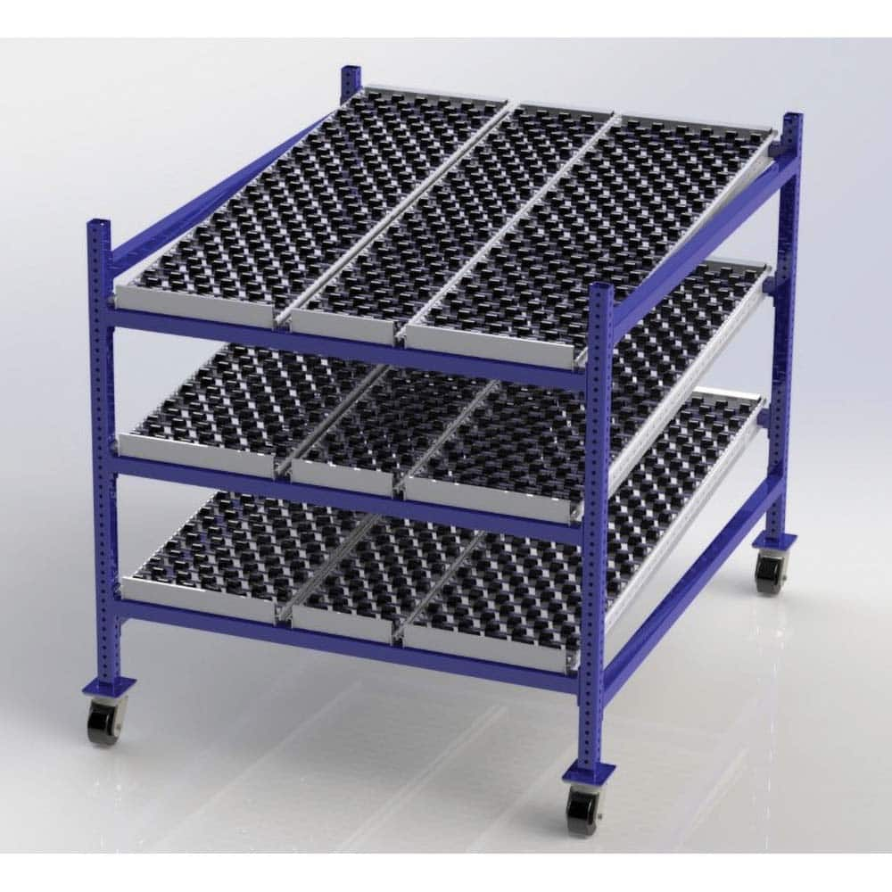 UNEX Manufacturing - Steel Shelving Type: Mobile Gravity Rack Starter or Add-On: Starter Unit - All Tool & Supply