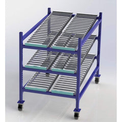 UNEX Manufacturing - Steel Shelving Type: Mobile Gravity Rack Starter or Add-On: Starter Unit - All Tool & Supply