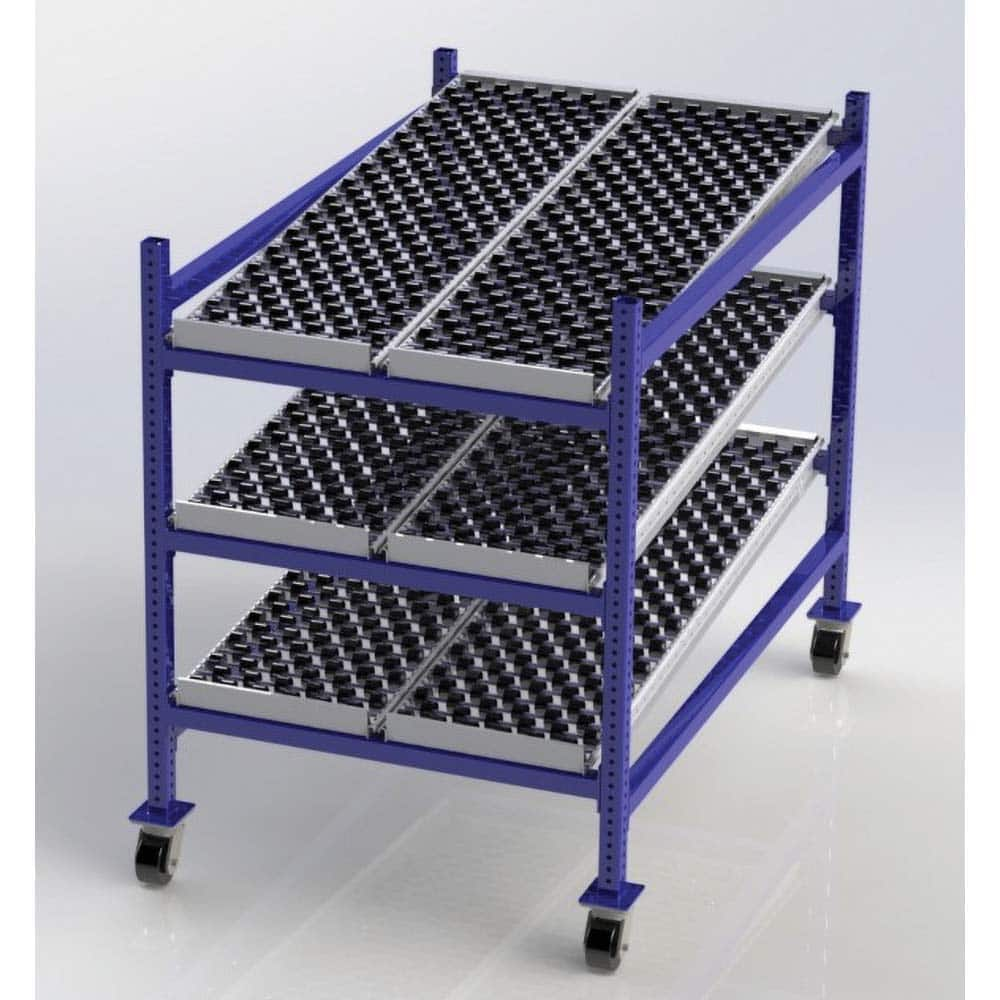 UNEX Manufacturing - Steel Shelving Type: Mobile Gravity Rack Starter or Add-On: Starter Unit - All Tool & Supply