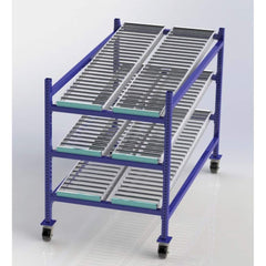 UNEX Manufacturing - Steel Shelving Type: Mobile Gravity Rack Starter or Add-On: Starter Unit - All Tool & Supply