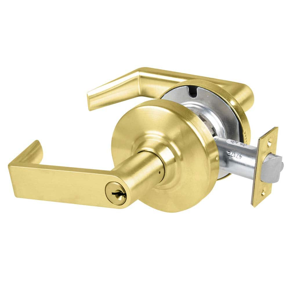 Schlage - Lever Locksets; Door Thickness: 1 3/8 - Exact Industrial Supply