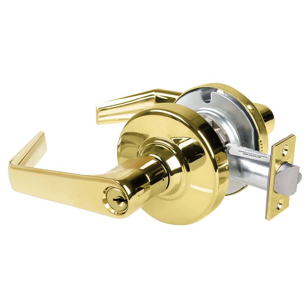 Schlage - Lever Locksets; Door Thickness: 1 3/8 - Exact Industrial Supply