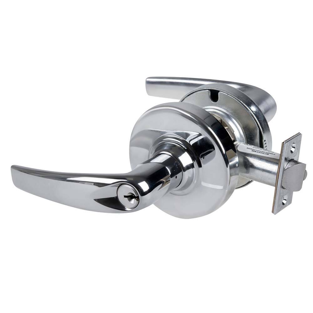 Schlage - Lever Locksets; Door Thickness: 1 3/8 - Exact Industrial Supply