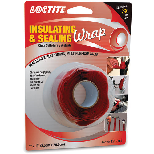 Insulating and Sealing Wrap 1″ × 10 feet Red - All Tool & Supply