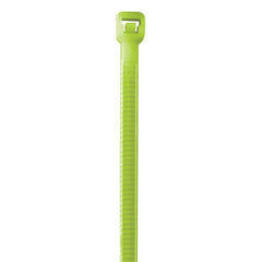 Polybag Tape & Ties; Type: Cable Ties; Overall Length (Inch): 8; Width (Inch): 0.14; Color: Fluorescent Green