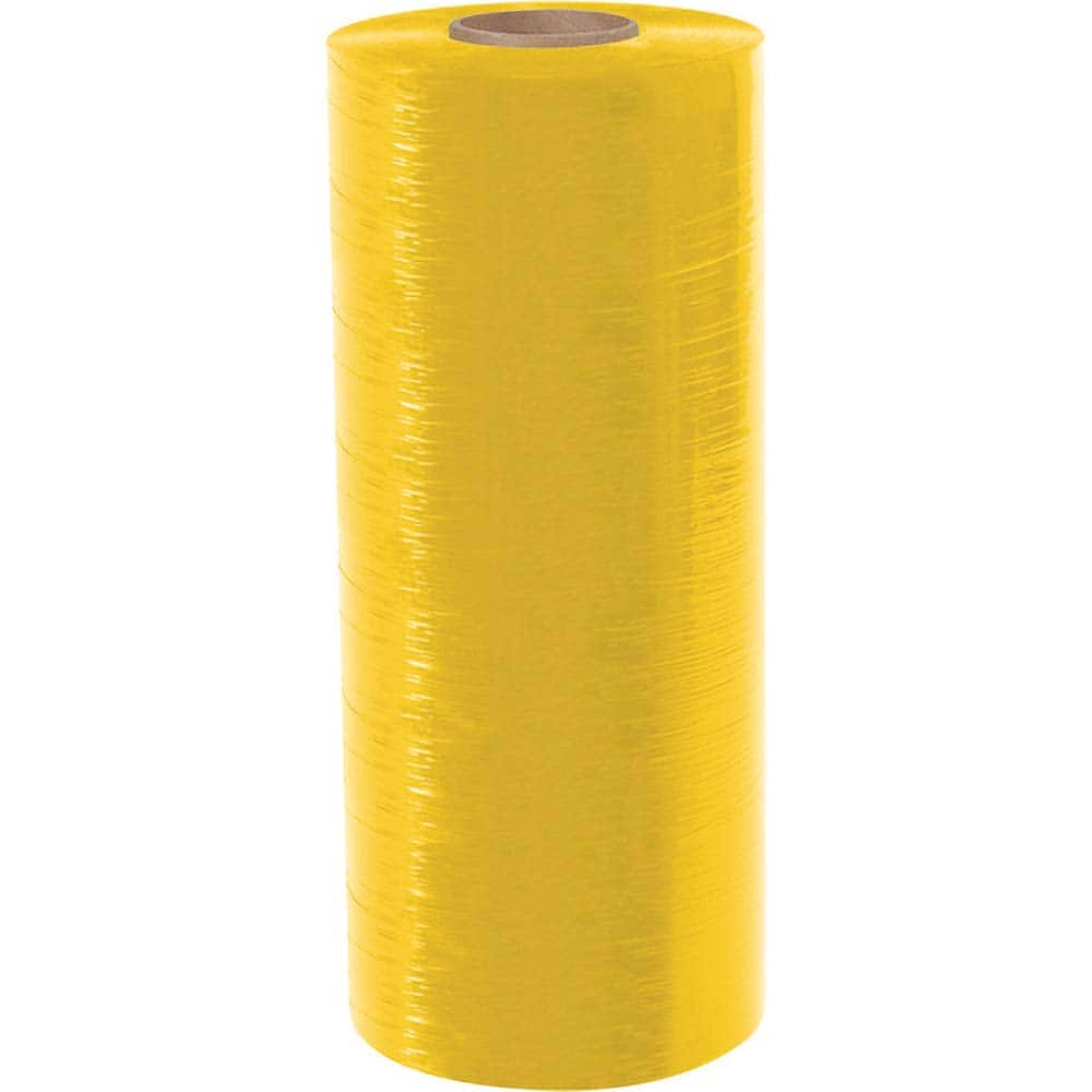 Colored Cast Machine Stretch Film, 20″ x 80 Gauge x 6000', Yellow, 1/Roll