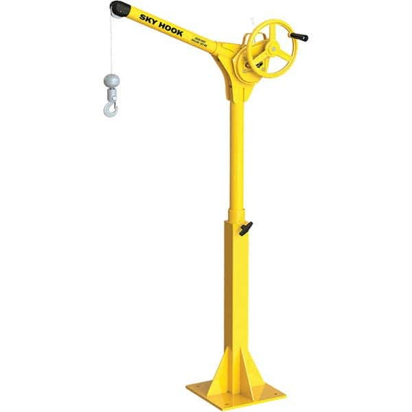 Sky Hook - 500 Lb Steel Lifting Hook Crane - Exact Industrial Supply